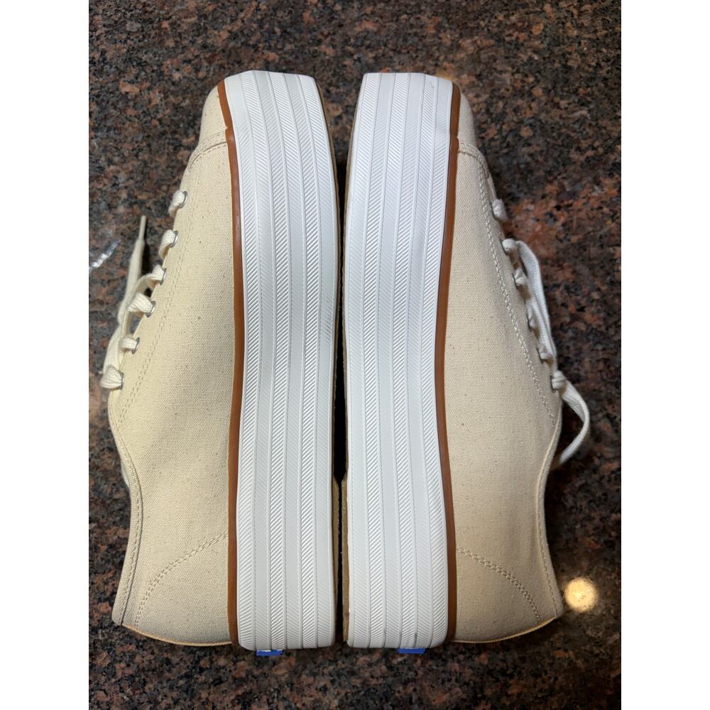 Keds Women's Triple Up Canvas Sneaker Cream Size 8 NWOT - Picture 12 of 13
